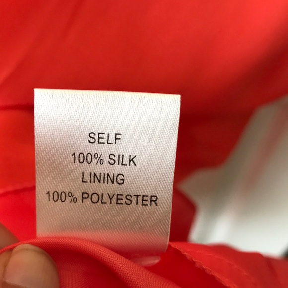 Silk Chiffon pintuck bejeweled cocktail dress SZ 6 - Picture 6 of 8